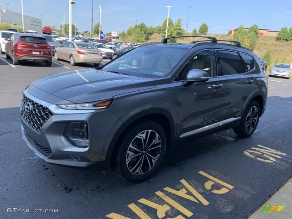 2020 Santa Fe SEL 2.0 AWD - Portofino Gray / Beige photo #7