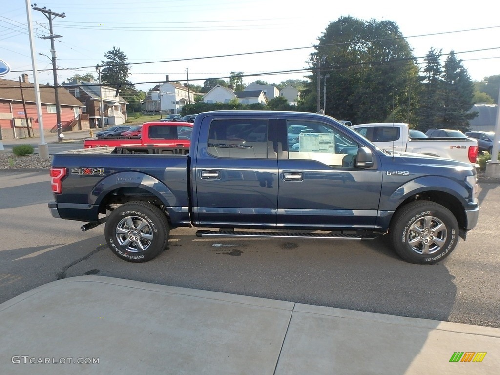 2019 F150 XLT SuperCrew 4x4 - Blue Jeans / Earth Gray photo #4