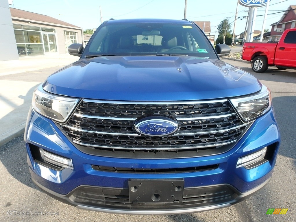 2020 Explorer XLT 4WD - Atlas Blue Metallic / Ebony photo #2