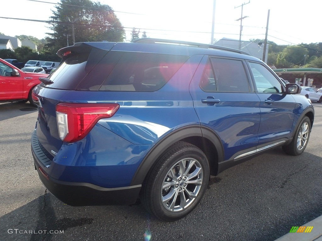 2020 Explorer XLT 4WD - Atlas Blue Metallic / Ebony photo #5