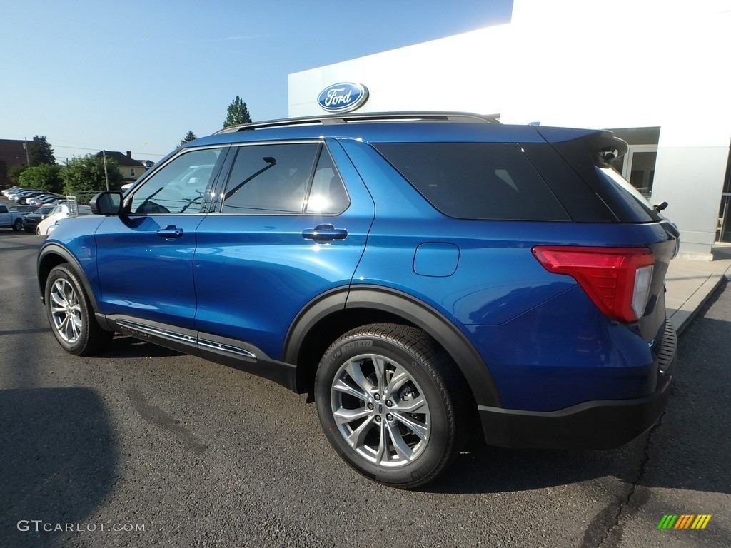 2020 Explorer XLT 4WD - Atlas Blue Metallic / Ebony photo #8