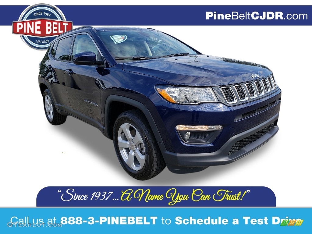 2020 Compass Latitude 4x4 - Jazz Blue Pearl / Ski Gray/Black photo #1