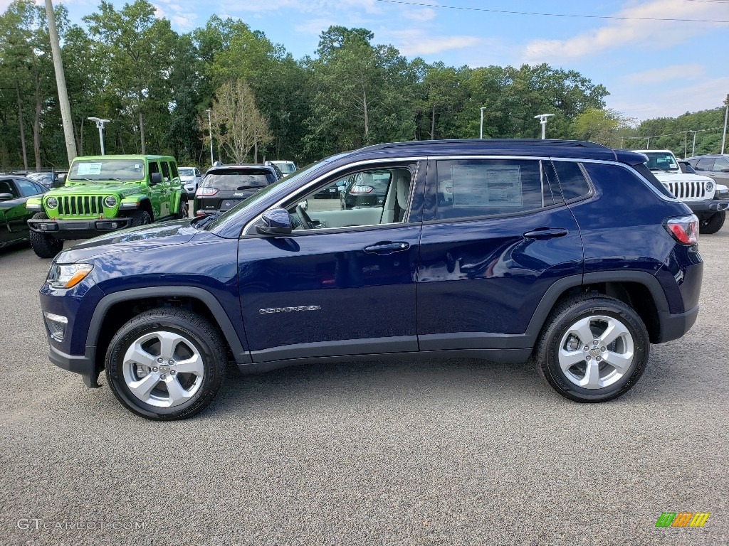 2020 Compass Latitude 4x4 - Jazz Blue Pearl / Ski Gray/Black photo #3