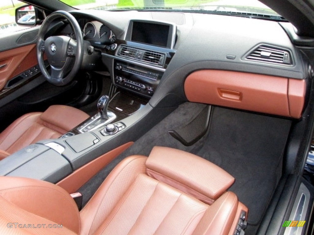 2012 6 Series 650i Convertible - Jet Black / Cinnamon Brown Nappa Leather photo #14