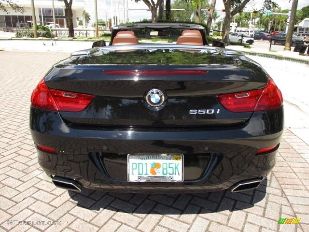 2012 6 Series 650i Convertible - Jet Black / Cinnamon Brown Nappa Leather photo #18