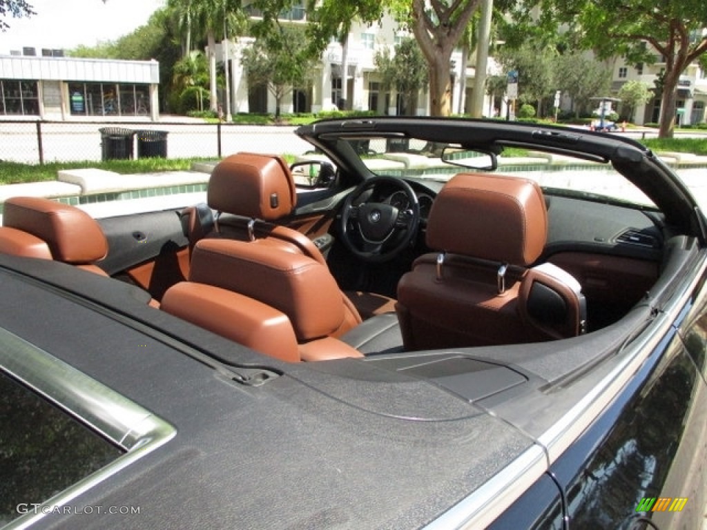 2012 6 Series 650i Convertible - Jet Black / Cinnamon Brown Nappa Leather photo #24