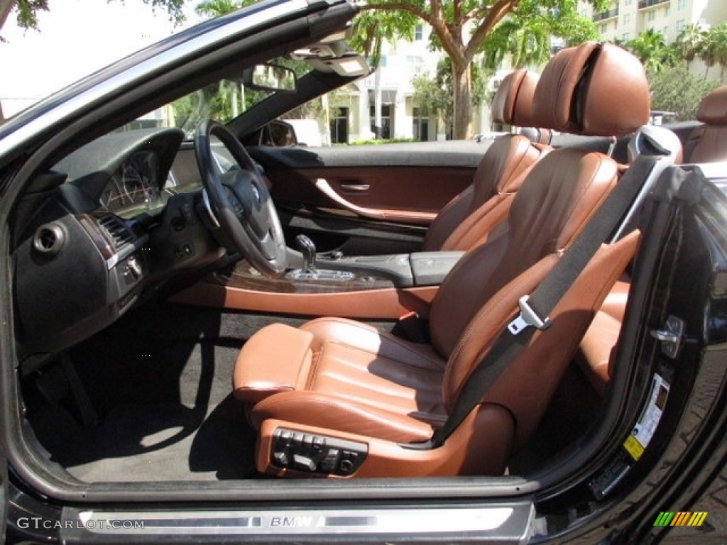 2012 6 Series 650i Convertible - Jet Black / Cinnamon Brown Nappa Leather photo #34