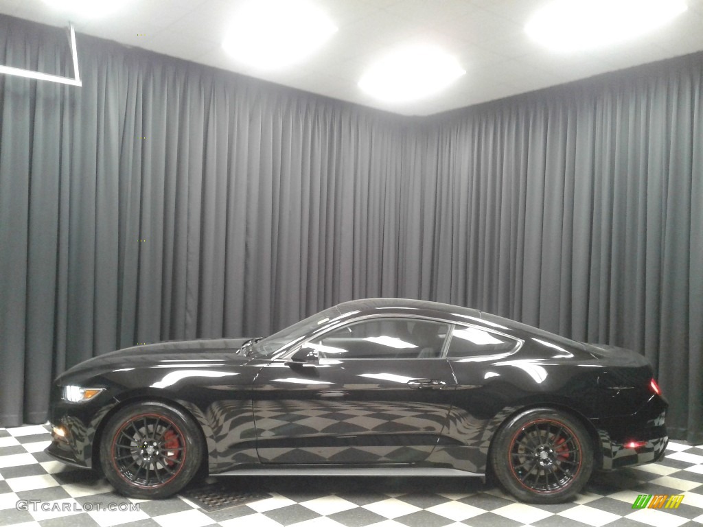 2017 Mustang V6 Coupe - Shadow Black / Ebony photo #1