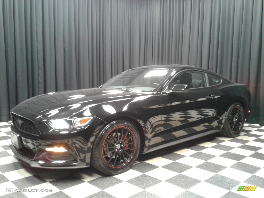 2017 Mustang V6 Coupe - Shadow Black / Ebony photo #2