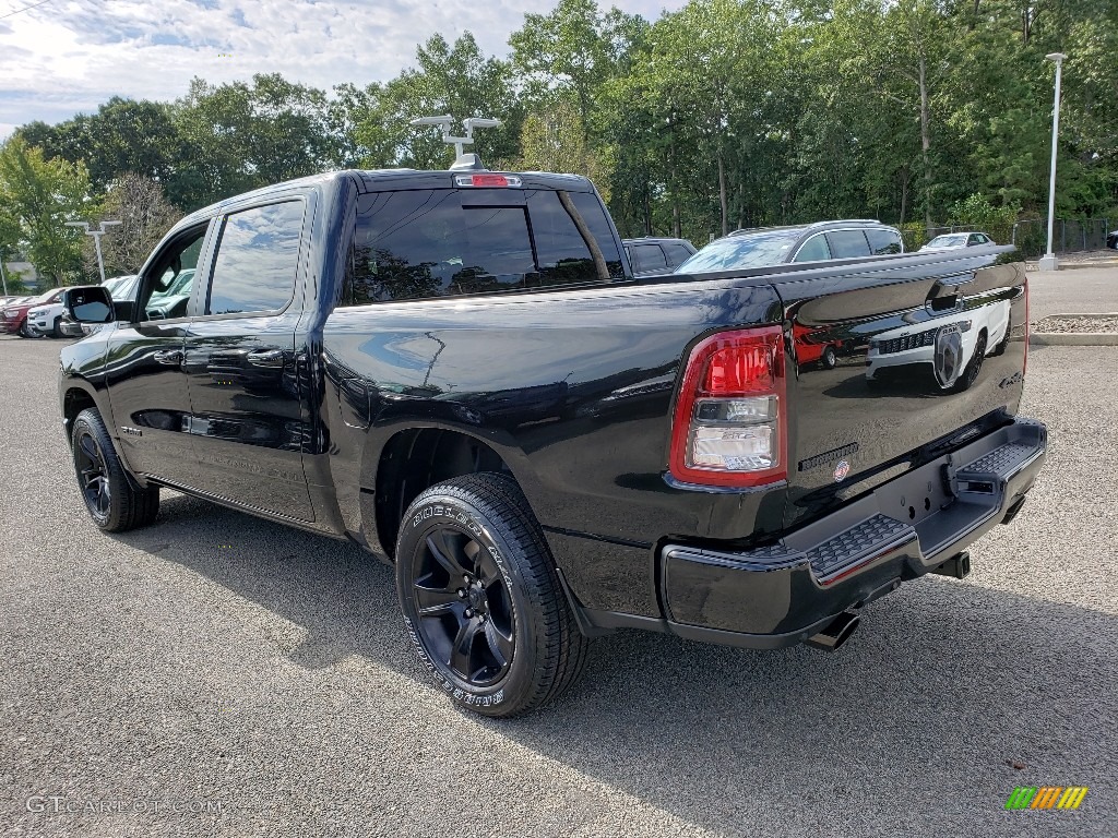 2020 1500 Big Horn Night Edition Crew Cab 4x4 - Diamond Black Crystal Pearl / Black photo #4