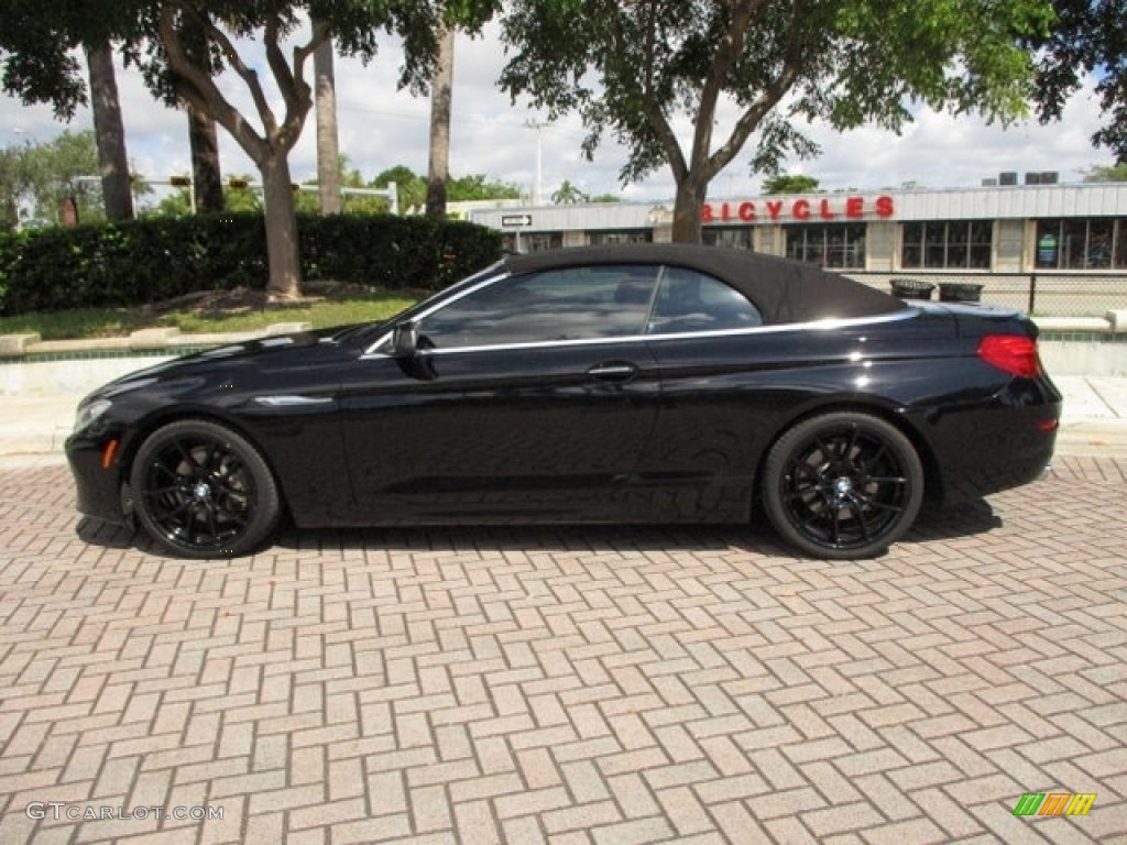 2012 6 Series 650i Convertible - Jet Black / Cinnamon Brown Nappa Leather photo #47