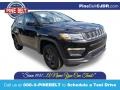 2020 Diamond Black Crystal Pearl Jeep Compass Sport 4x4  photo #1