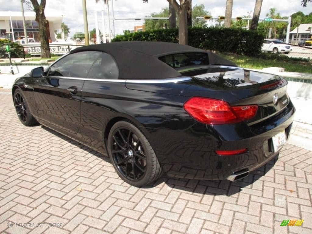 2012 6 Series 650i Convertible - Jet Black / Cinnamon Brown Nappa Leather photo #49