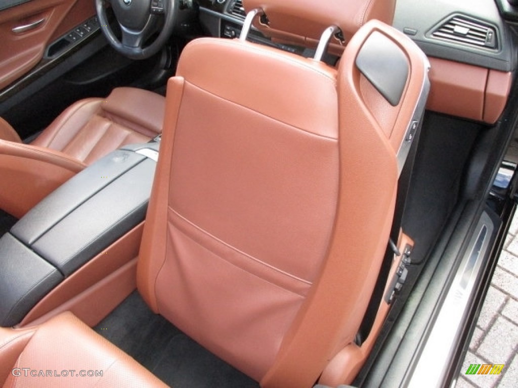 2012 6 Series 650i Convertible - Jet Black / Cinnamon Brown Nappa Leather photo #50