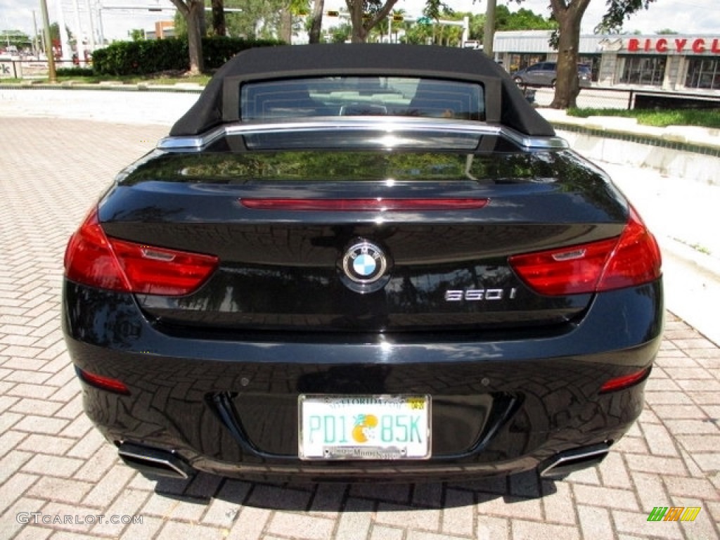 2012 6 Series 650i Convertible - Jet Black / Cinnamon Brown Nappa Leather photo #51