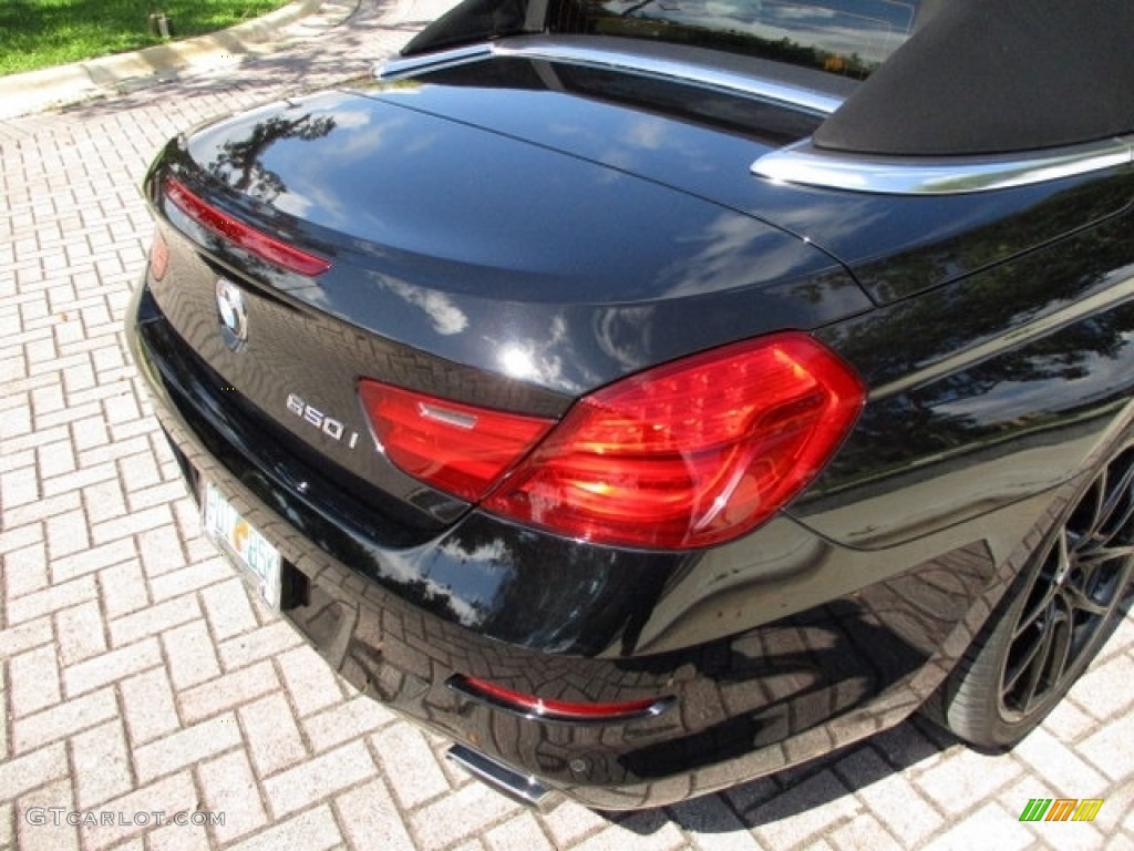 2012 6 Series 650i Convertible - Jet Black / Cinnamon Brown Nappa Leather photo #68