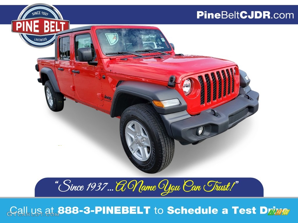 Firecracker Red Jeep Gladiator