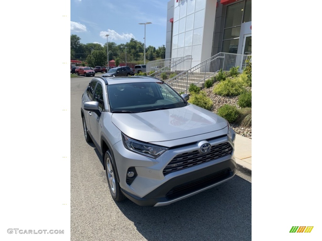2019 RAV4 Limited AWD Hybrid - Silver Sky Metallic / Black photo #2