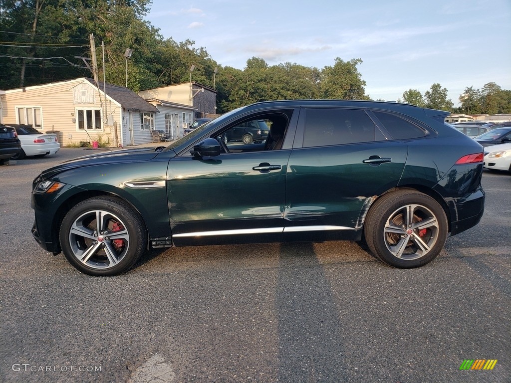 2017 F-PACE 35t AWD S - British Racing Green / Jet w/Light Oyster photo #2