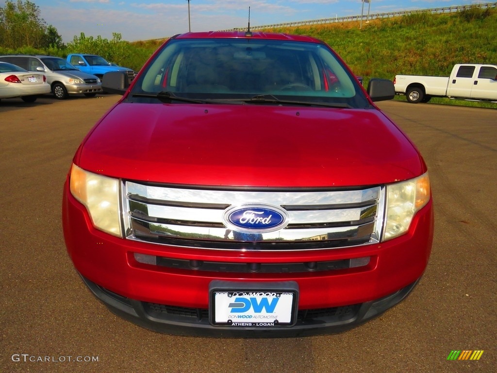 2010 Edge SE - Red Candy Metallic / Charcoal Black photo #4
