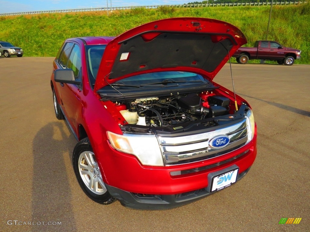 2010 Edge SE - Red Candy Metallic / Charcoal Black photo #5