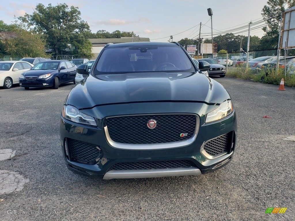 2017 F-PACE 35t AWD S - British Racing Green / Jet w/Light Oyster photo #7