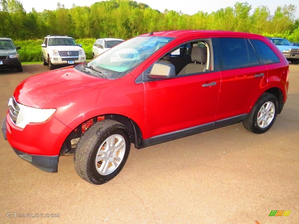 2010 Edge SE - Red Candy Metallic / Charcoal Black photo #7