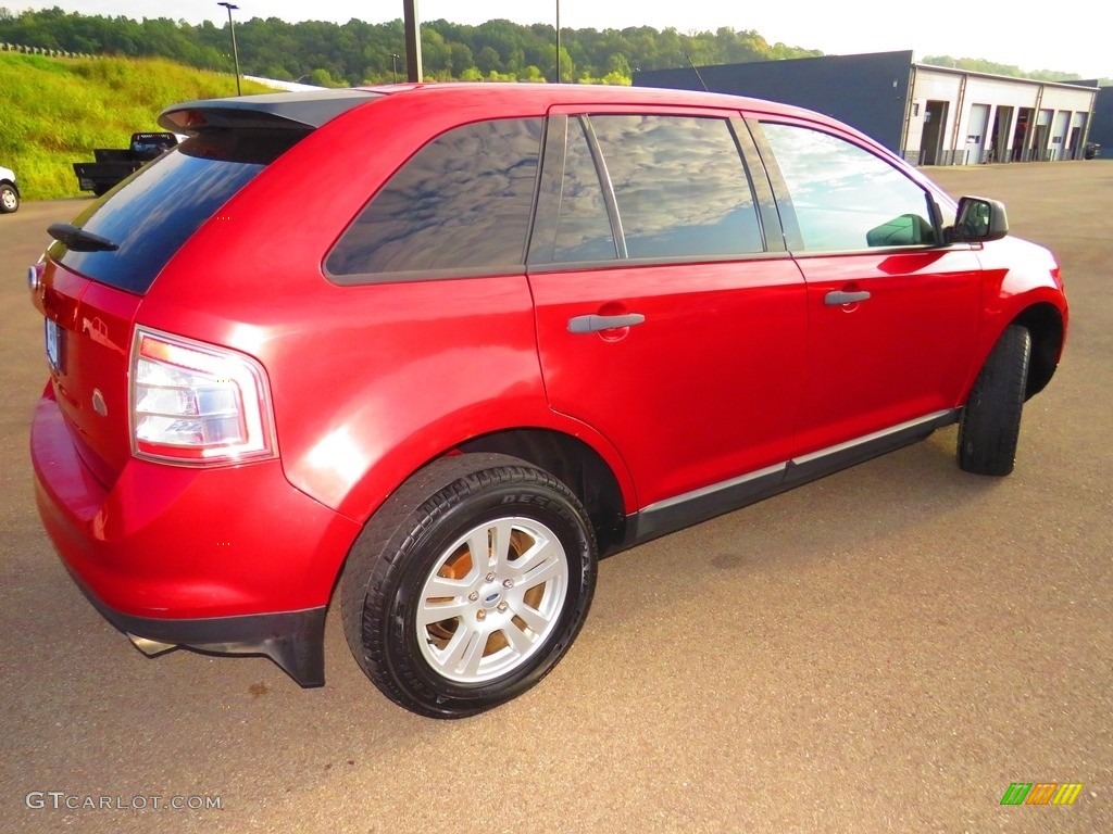 2010 Edge SE - Red Candy Metallic / Charcoal Black photo #14