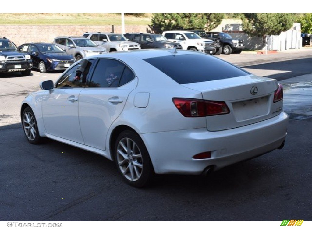 2012 IS 250 AWD - Starfire White Pearl / Black photo #4