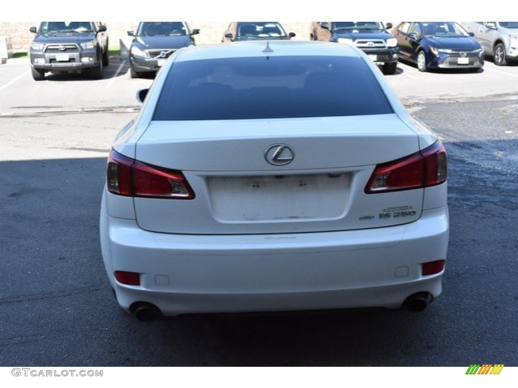 2012 IS 250 AWD - Starfire White Pearl / Black photo #5