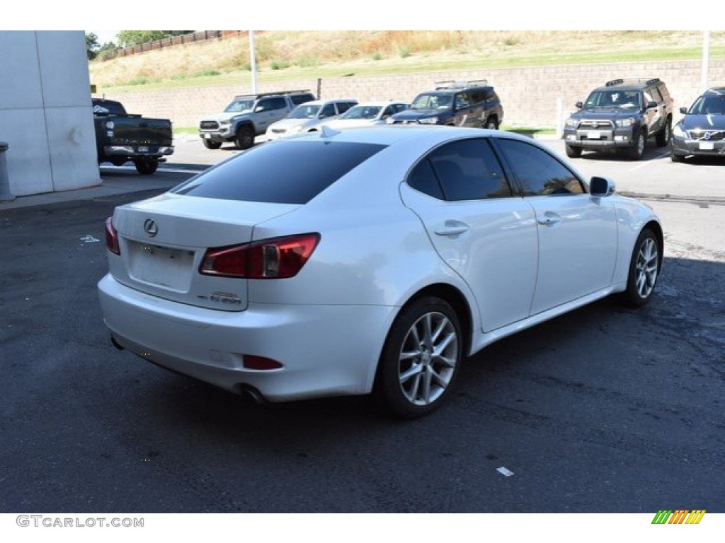 2012 IS 250 AWD - Starfire White Pearl / Black photo #6