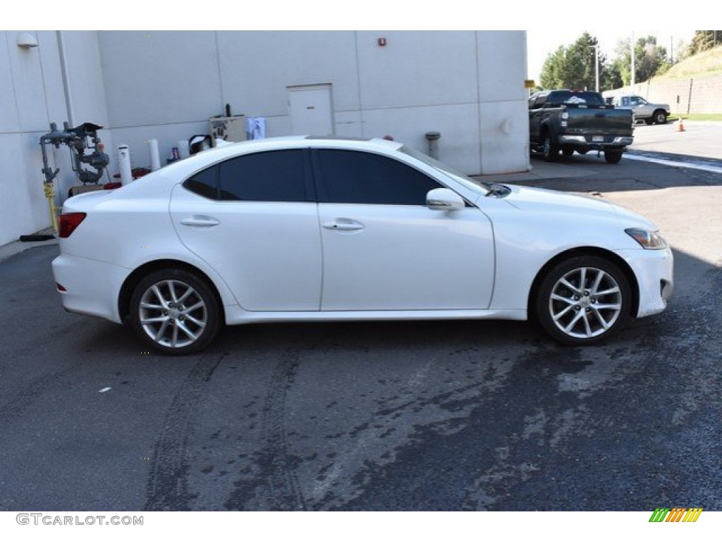 2012 IS 250 AWD - Starfire White Pearl / Black photo #7