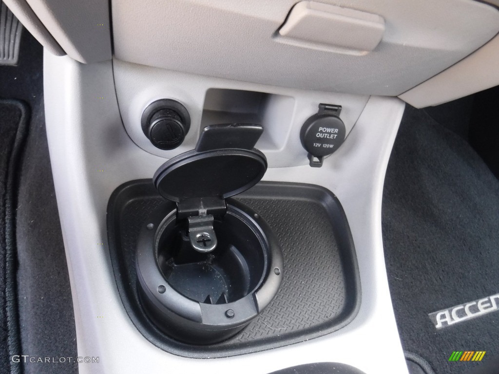 2008 Accent GLS Sedan - Platinum Silver / Gray photo #16