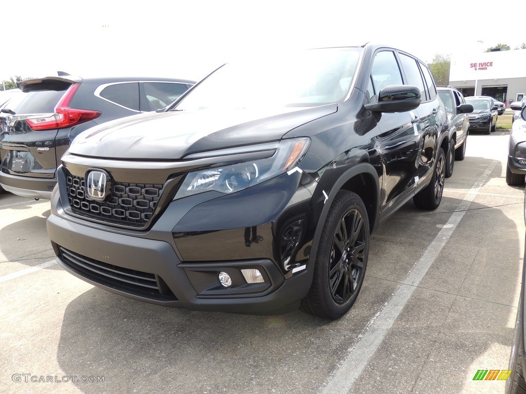 2019 Passport Sport - Crystal Black Pearl / Black photo #1