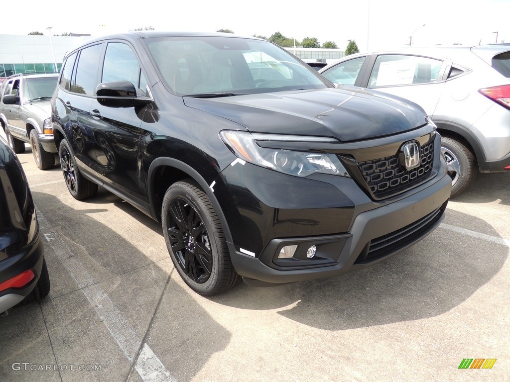 2019 Passport Sport - Crystal Black Pearl / Black photo #3