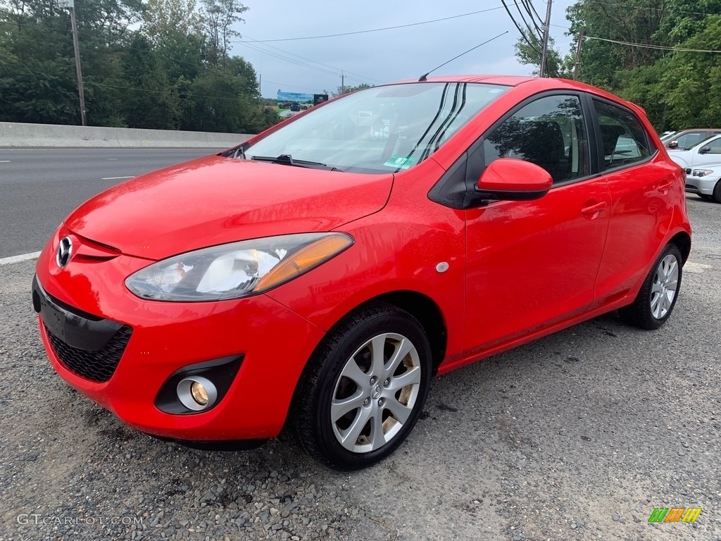2012 MAZDA2 Touring - True Red / Black w/Red Piping photo #7