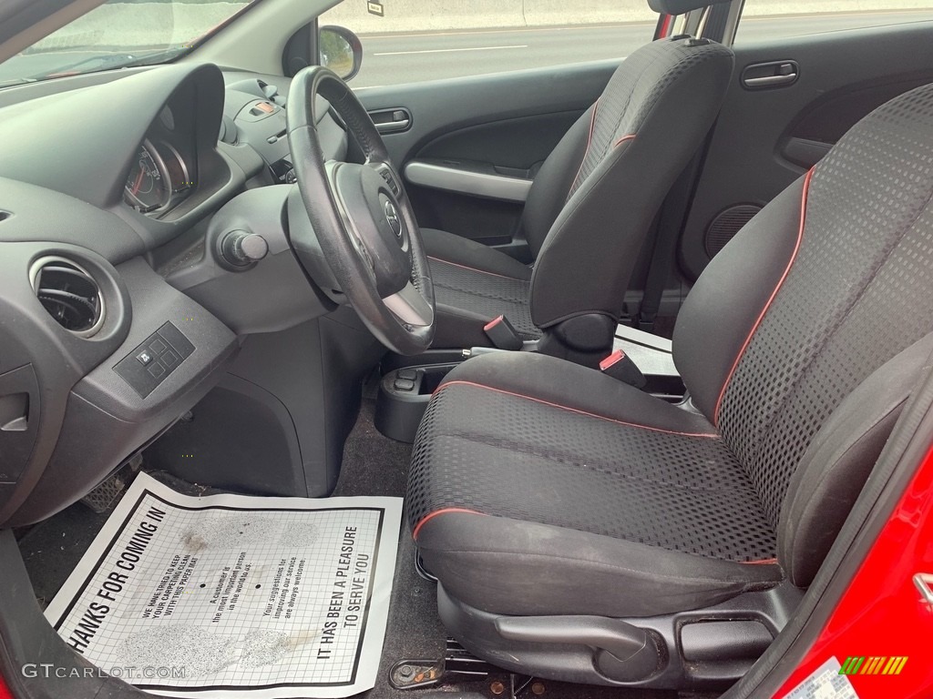 2012 MAZDA2 Touring - True Red / Black w/Red Piping photo #10