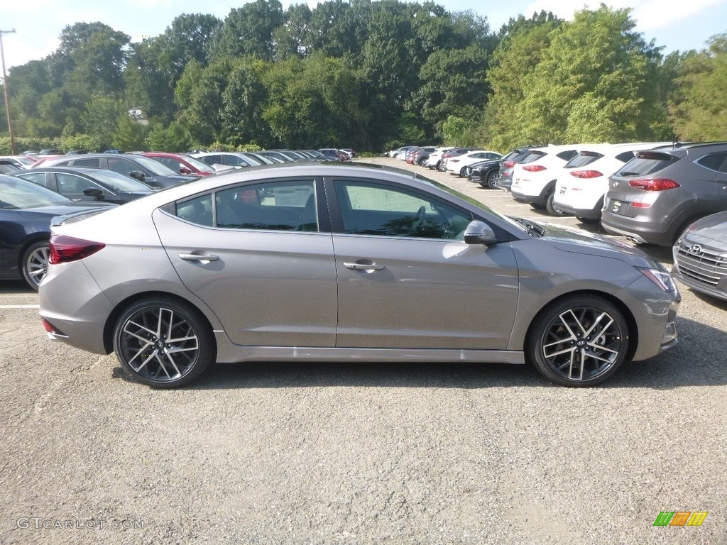 2020 Elantra Sport - Fluid Metal / Black photo #1