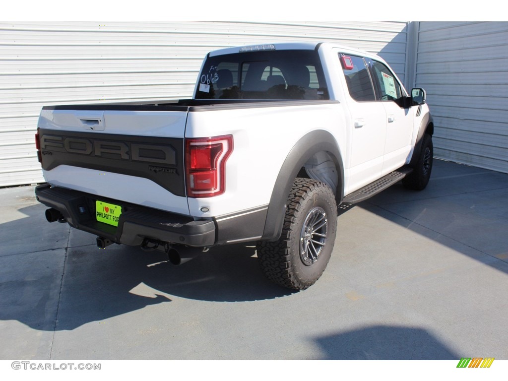 2019 F150 SVT Raptor SuperCrew 4x4 - Oxford White / Black photo #8