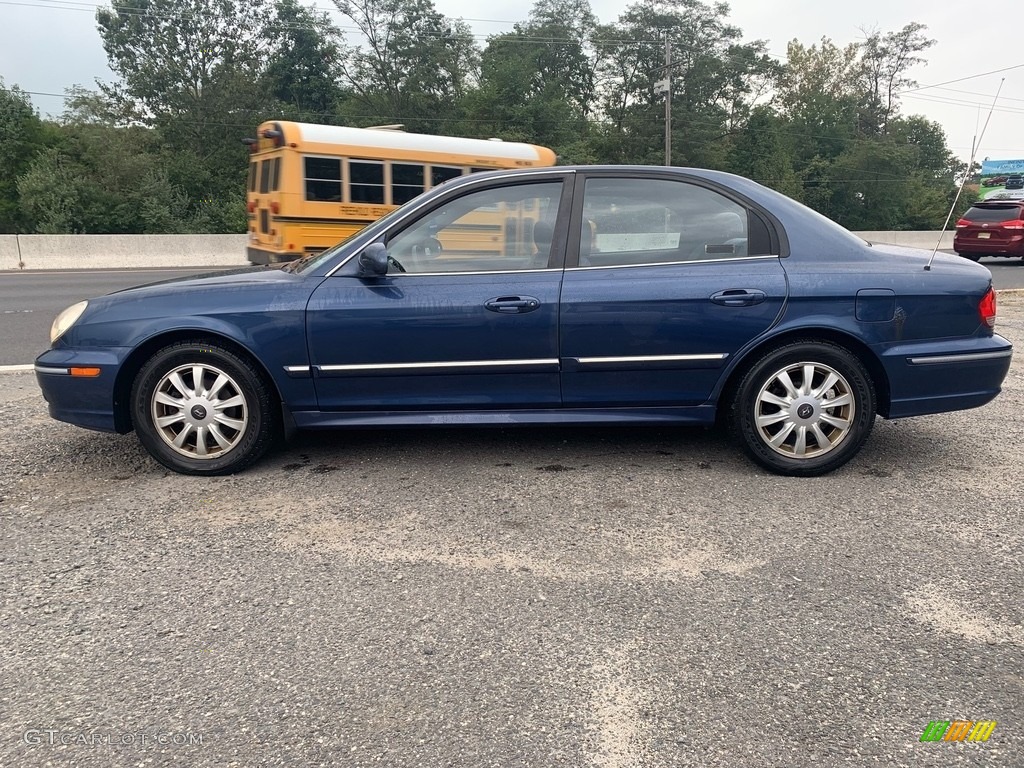 2005 Sonata GLS V6 - Ardor Blue / Black photo #6