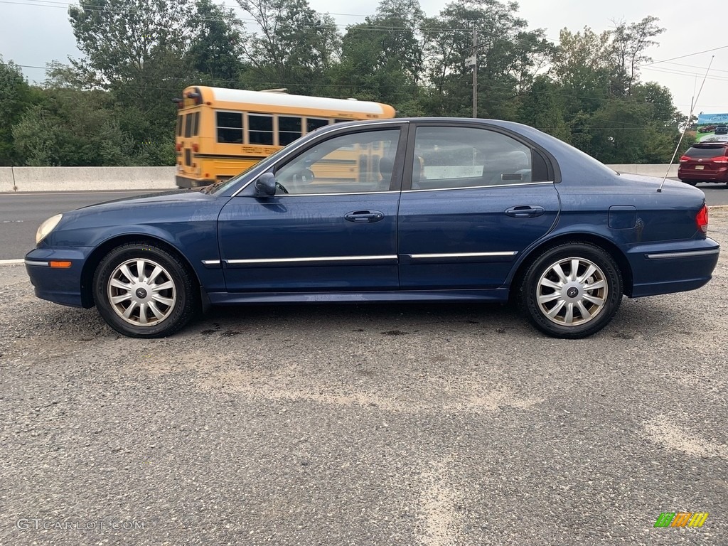 2005 Sonata GLS V6 - Ardor Blue / Black photo #6