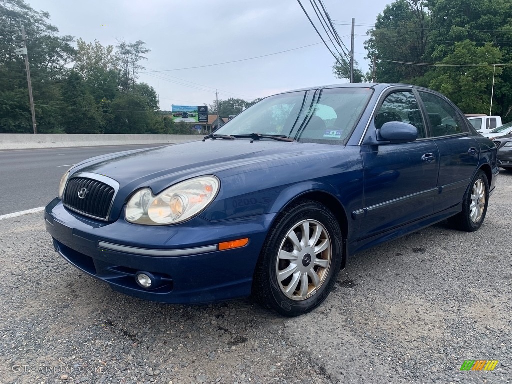 2005 Sonata GLS V6 - Ardor Blue / Black photo #7