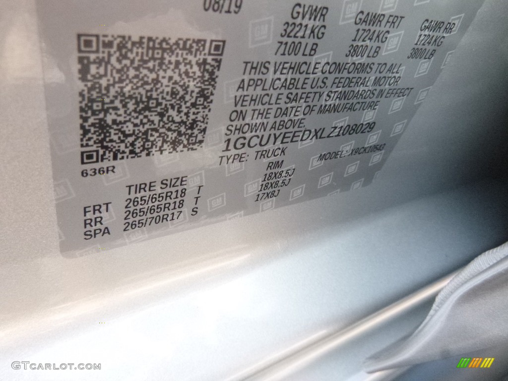 2020 Silverado 1500 RST Crew Cab 4x4 - Silver Ice Metallic / Jet Black photo #14
