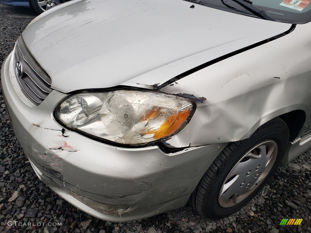 2004 Corolla S - Lunar Mist Silver Metallic / Black photo #2