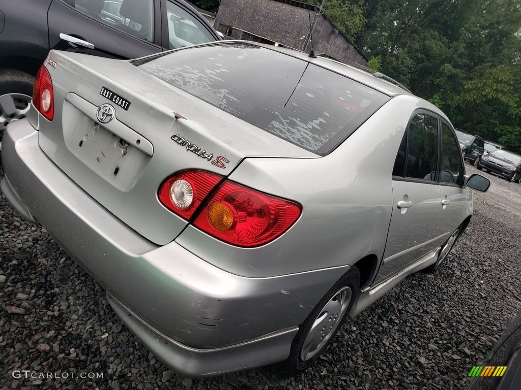 2004 Corolla S - Lunar Mist Silver Metallic / Black photo #3
