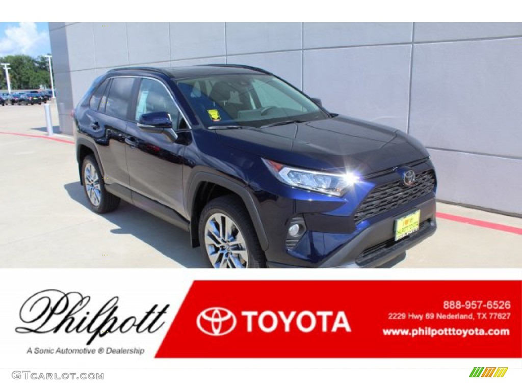2019 RAV4 XLE - Blueprint / Black photo #1