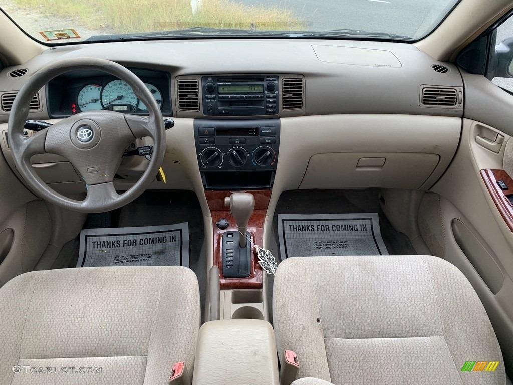 2004 Corolla LE - Black / Pebble Beige photo #13