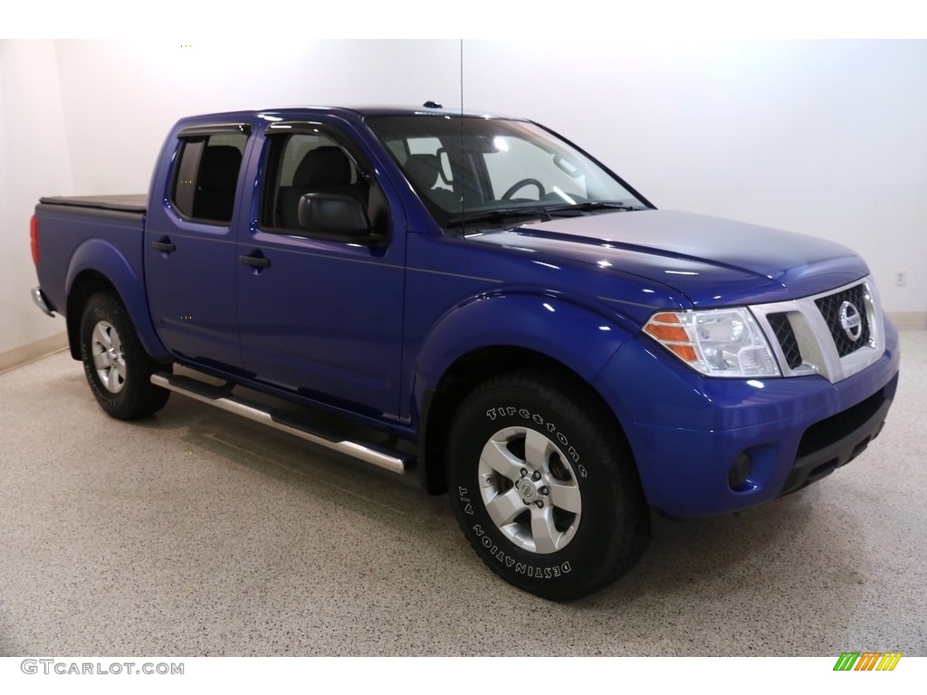 2012 Frontier SV Crew Cab 4x4 - Metallic Blue / Steel photo #1