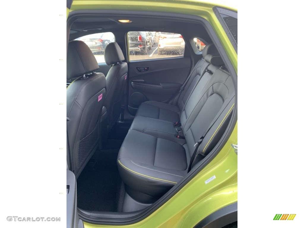 2020 Kona Ultimate AWD - Lime Twist / Black photo #20