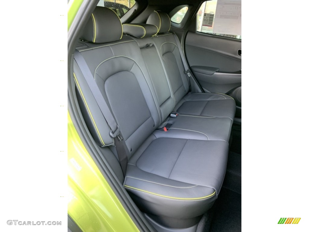 Black Interior 2020 Hyundai Kona Ultimate AWD Photo #135159901